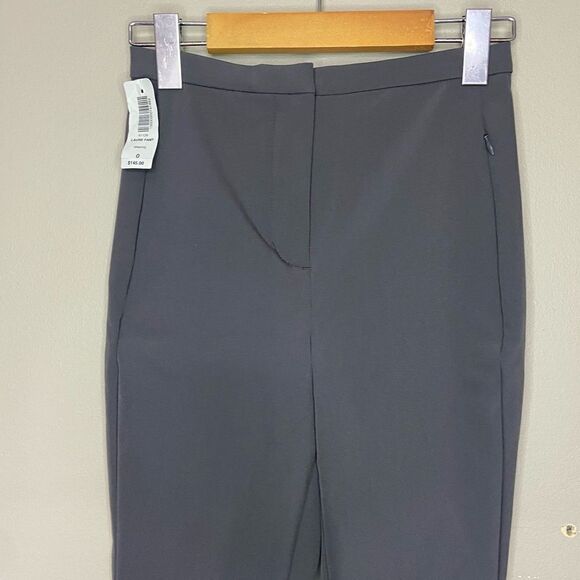 Wilfred | Aritzia NWT Grey Grafite Laure High-Rise Pants Size 0 - Picture 3 of 9